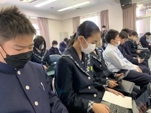 5/18「新」生徒会活動がスタート（立候補→立会演説→投票→生徒総会）