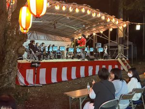 吹奏楽部　滝の入秋祭り　住吉神社例大祭に出演しました🎺