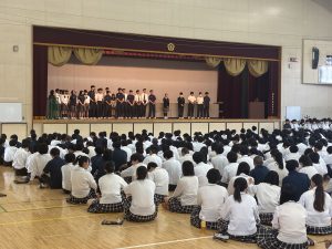 5/29（木）生徒総会・壮行会