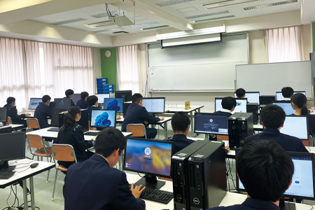午後授業の写真